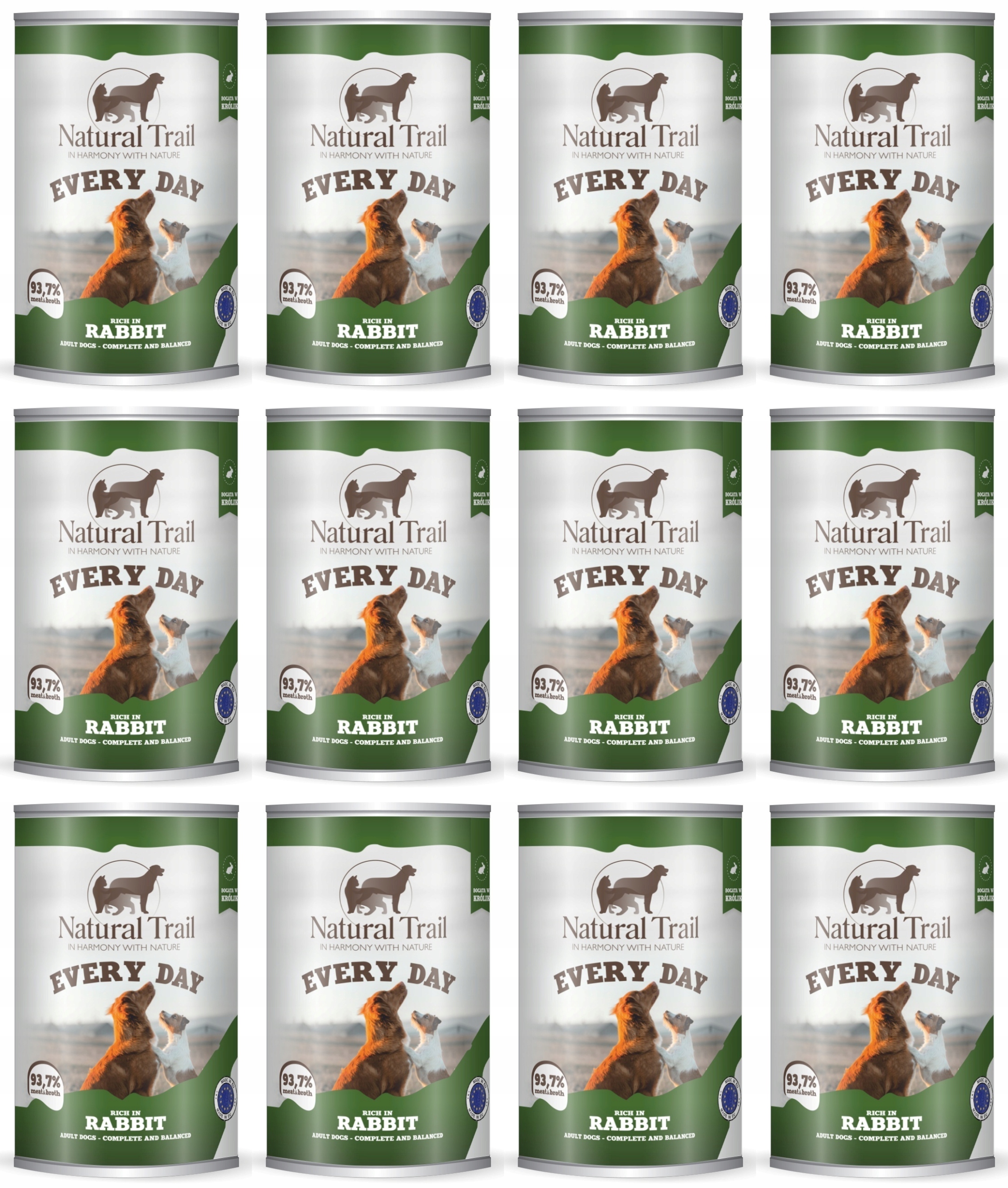 Levně Natural Trail Every Day Králík 12 x 400 g