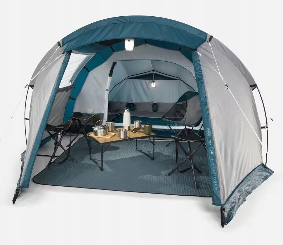 Duży Namiot Turystyczny 4 osobowy XXL Sypialnia Przedsionek 3,9 m² Rodzinny