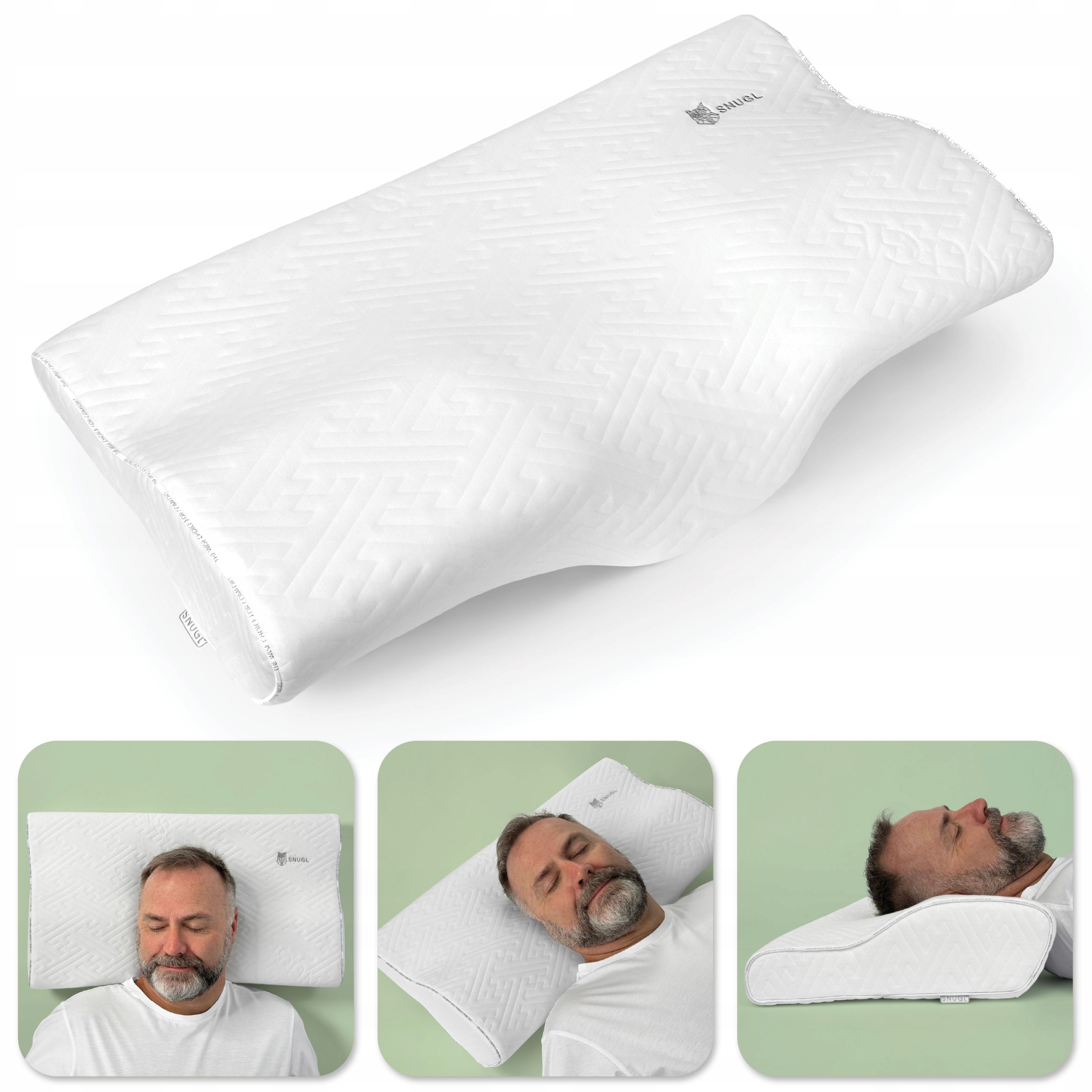 Poduszka Ortopedyczna Do Spania Profilowana Pianka Memory Cervical Pro