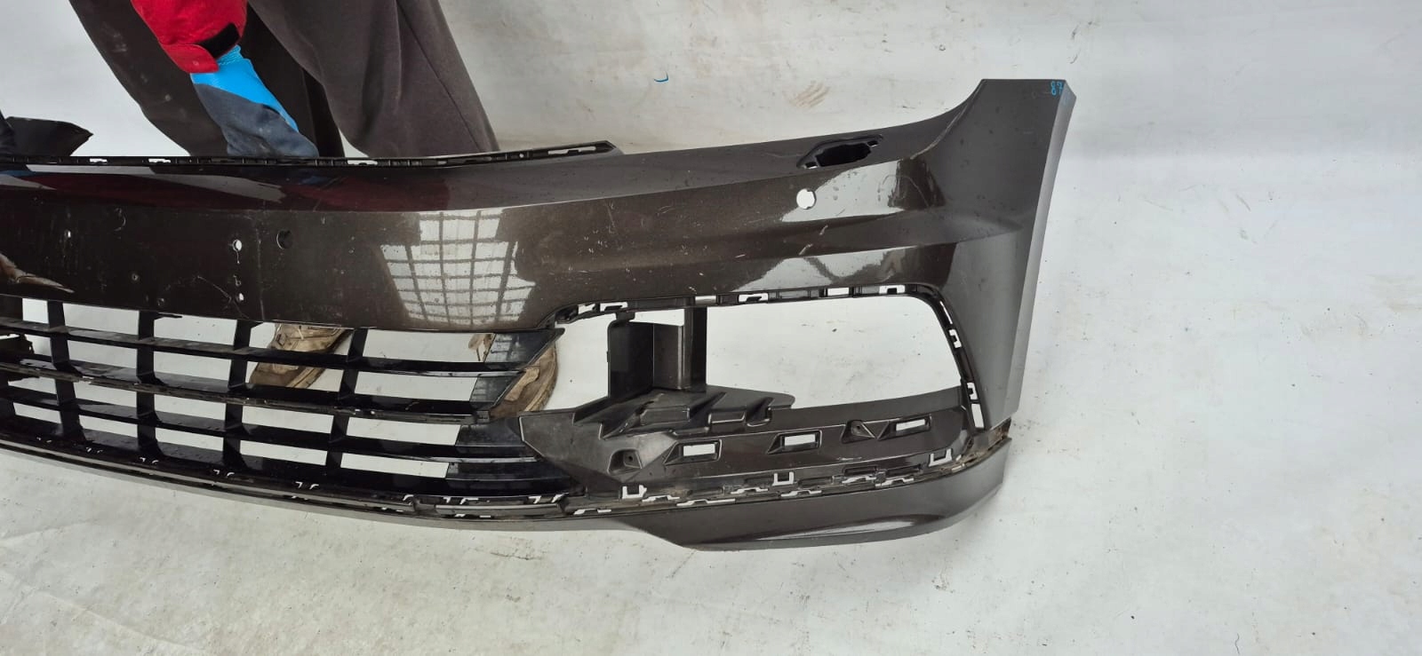 VW PASSAT B8 R-LINE 15- bumper front front SPR PDC 3G0807221D