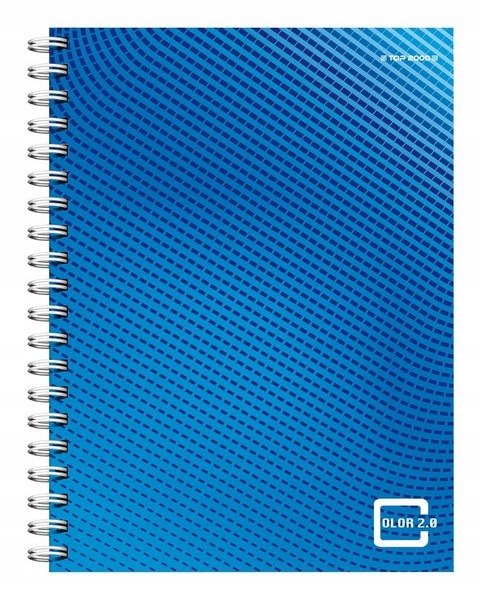 ZESZYT SZKOLNY w kratkę KOŁOBRULION A4 100 kartek NIEBIESKI 1 sztuka Stan opakowania oryginalne