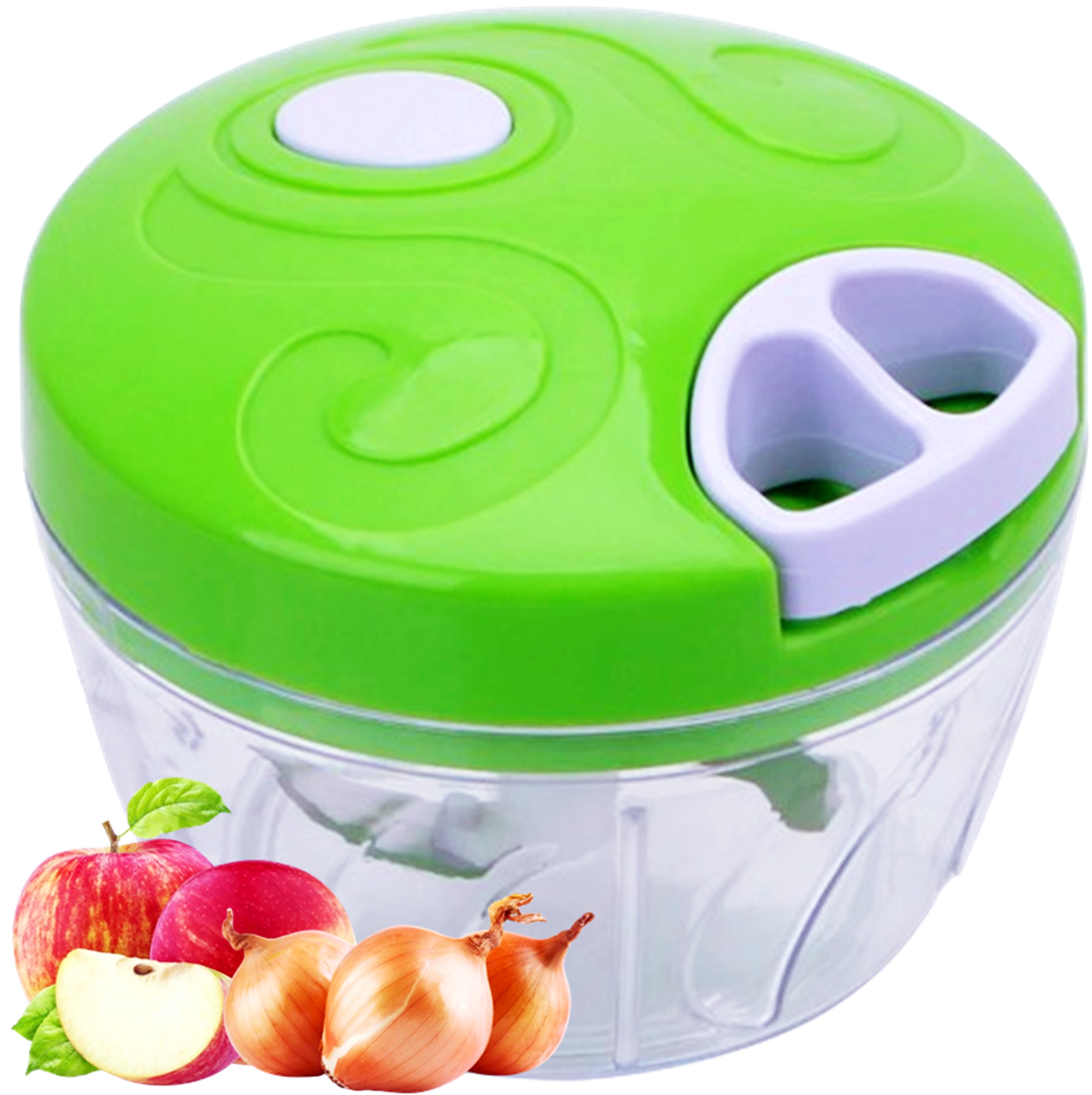 KRAJALNICA DO WARZYW OWOCÓW RĘCZNA SZATKOWNICA ROZDRABNIACZ SIEKACZ 3 NOŻE Marka FORTRADE