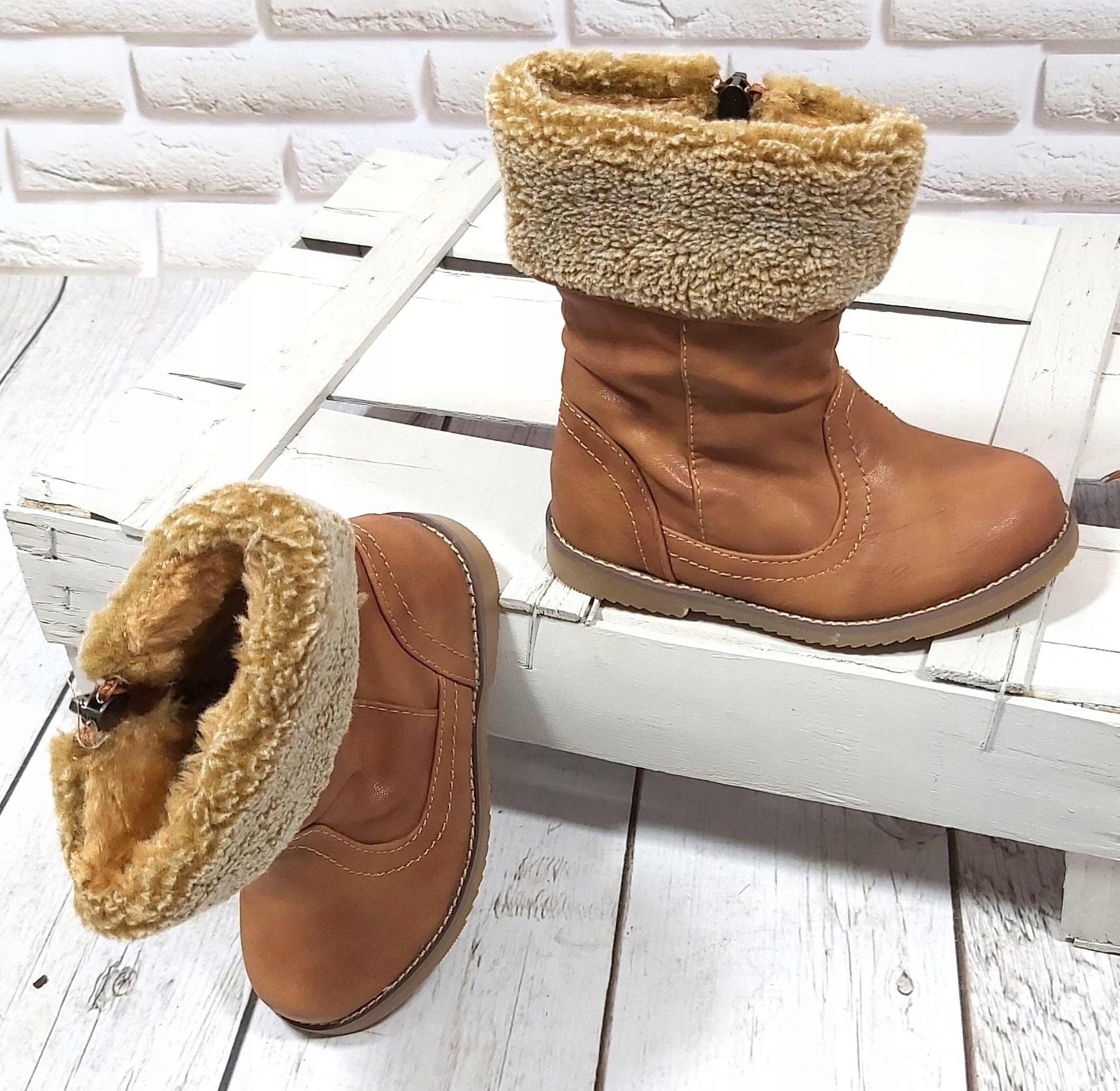 BOTKI DZIECIĘCE Z SUWAKIEM CAMEL 20 Marka Inna marka