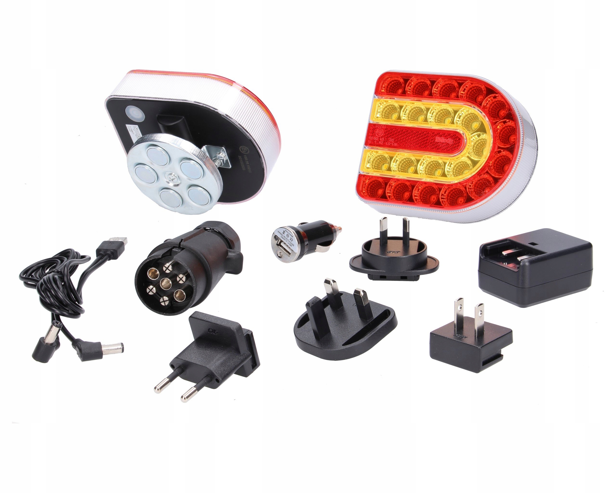 Led světla zadní bezdrátová 12-24V magnet kufr