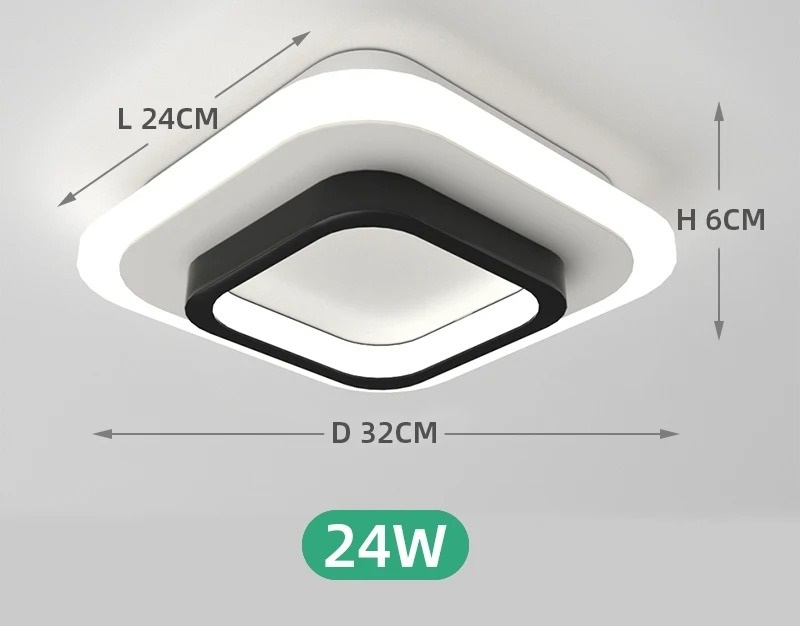 Plafon Sufitowy LED Combo Rodzaj gwintu zintegrowane źródło LED