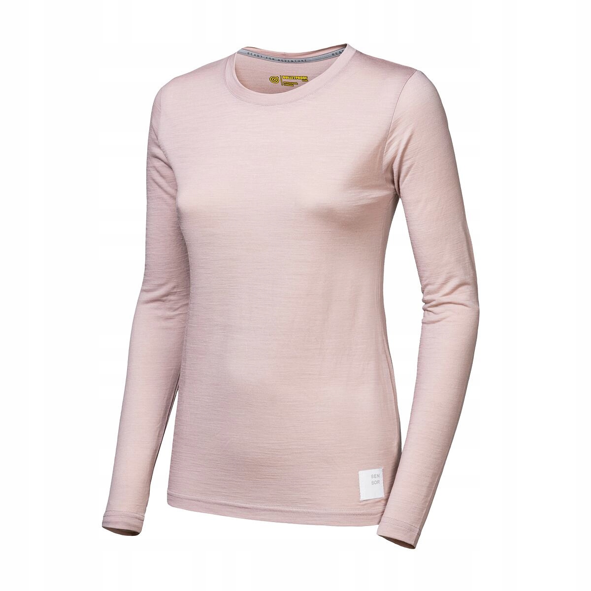 Sensor Merino Cordura dámské triko dl.rukáv dusty pink velikost L