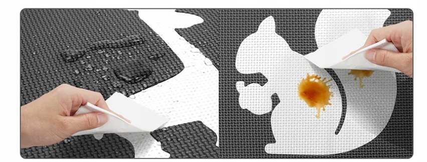 MATA PIANKOWA EDUKACYJNA dwustronna PUZZLE duża zwierzątka 25el 2kol EVA Marka RECREO