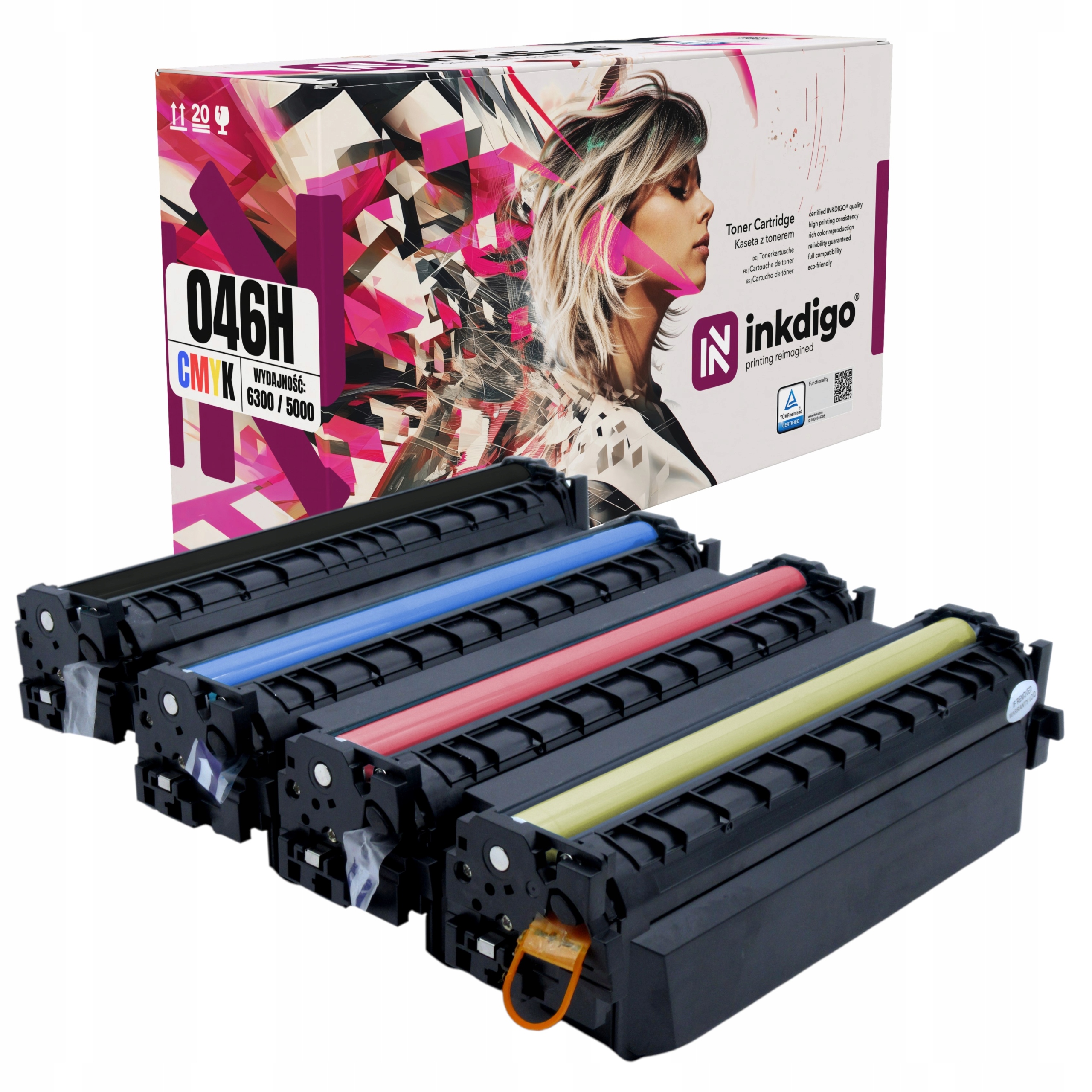 4x Toner Do Canon 46 i-SENSYS MF732Cdw MF734Cdw XL