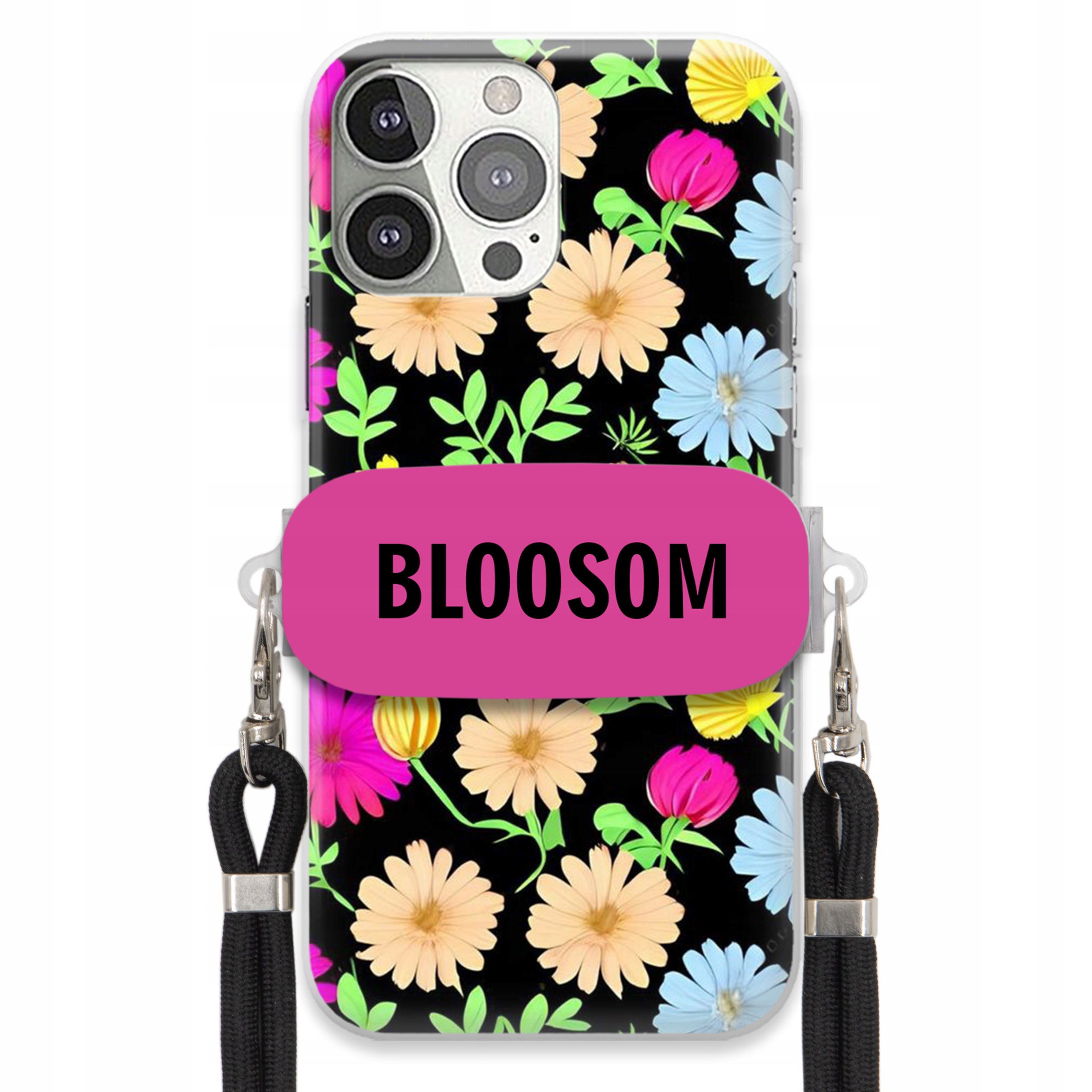Puzdro Crossbody Pre Iphone 13 Pro Puzdro Case Kvety Bloosom Flower