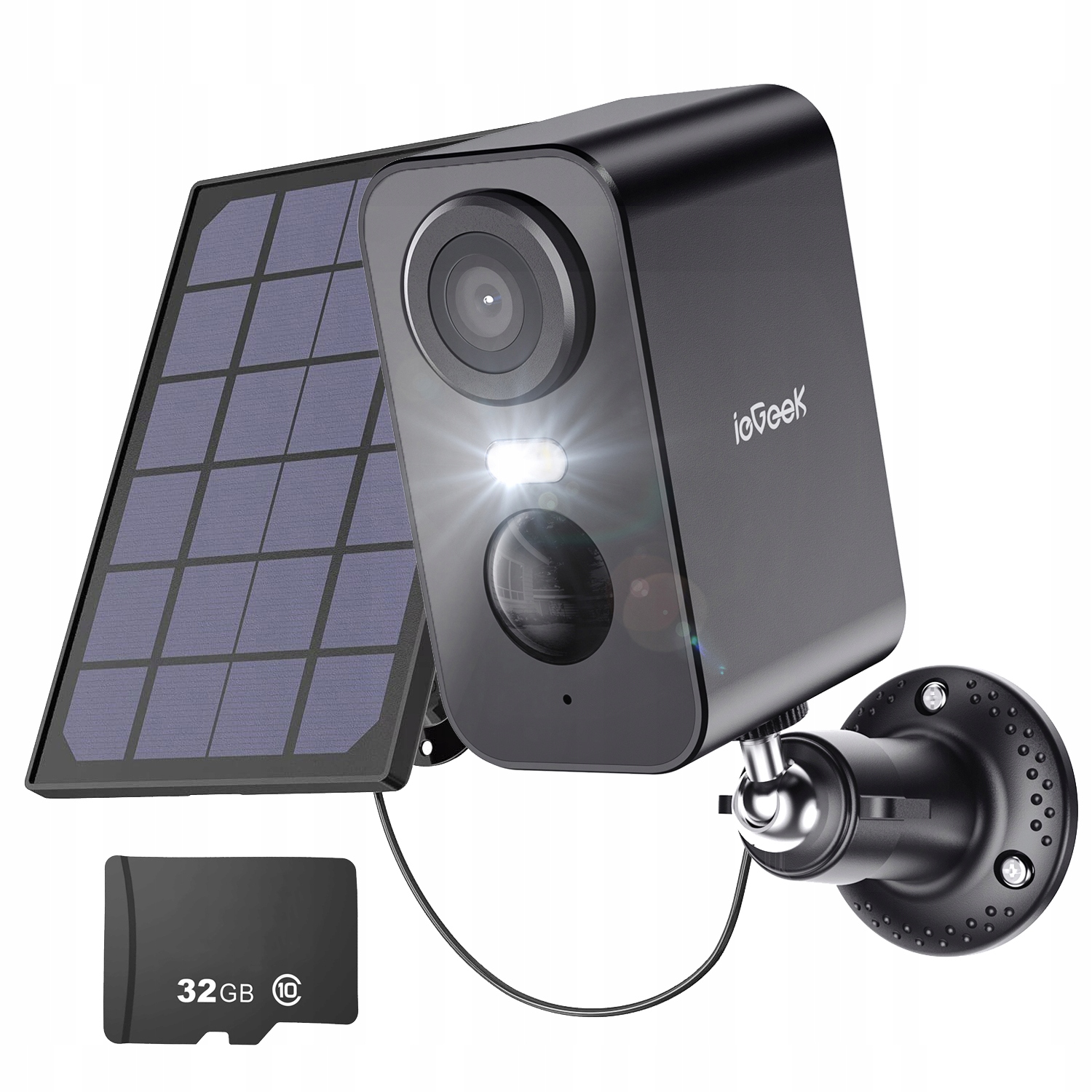 2K Solarna MONITORINGU KAMERY ZEWNĘTRZNE WiFi 32GB