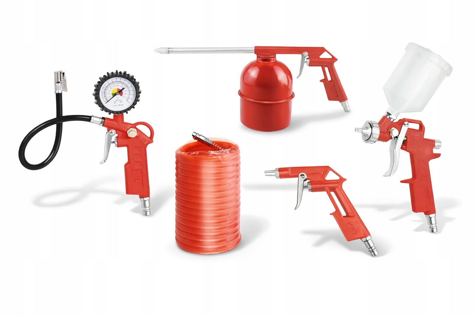 Pneumatická sada 5v1 pro kompresor lakovací pistoli akcesoria