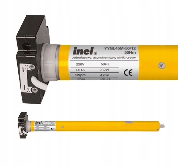 Inel rúrkový motor N-100NHK 100/12 pre rúrku s Ø 70 s núdzovým otváraním