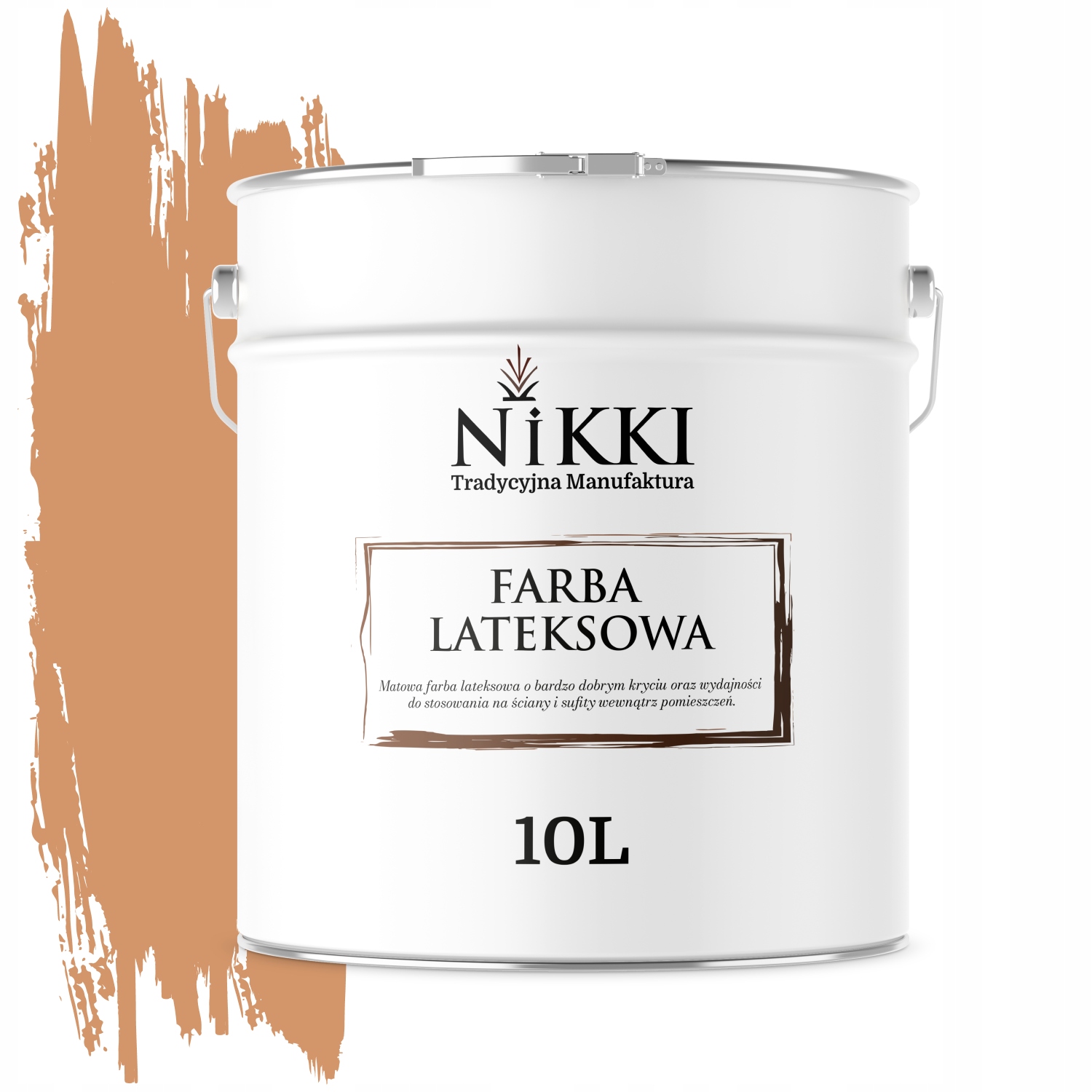 Latexová Farba Na Stenu, Farba Čajová H6135 10L, Hlboká Matná Na Steny