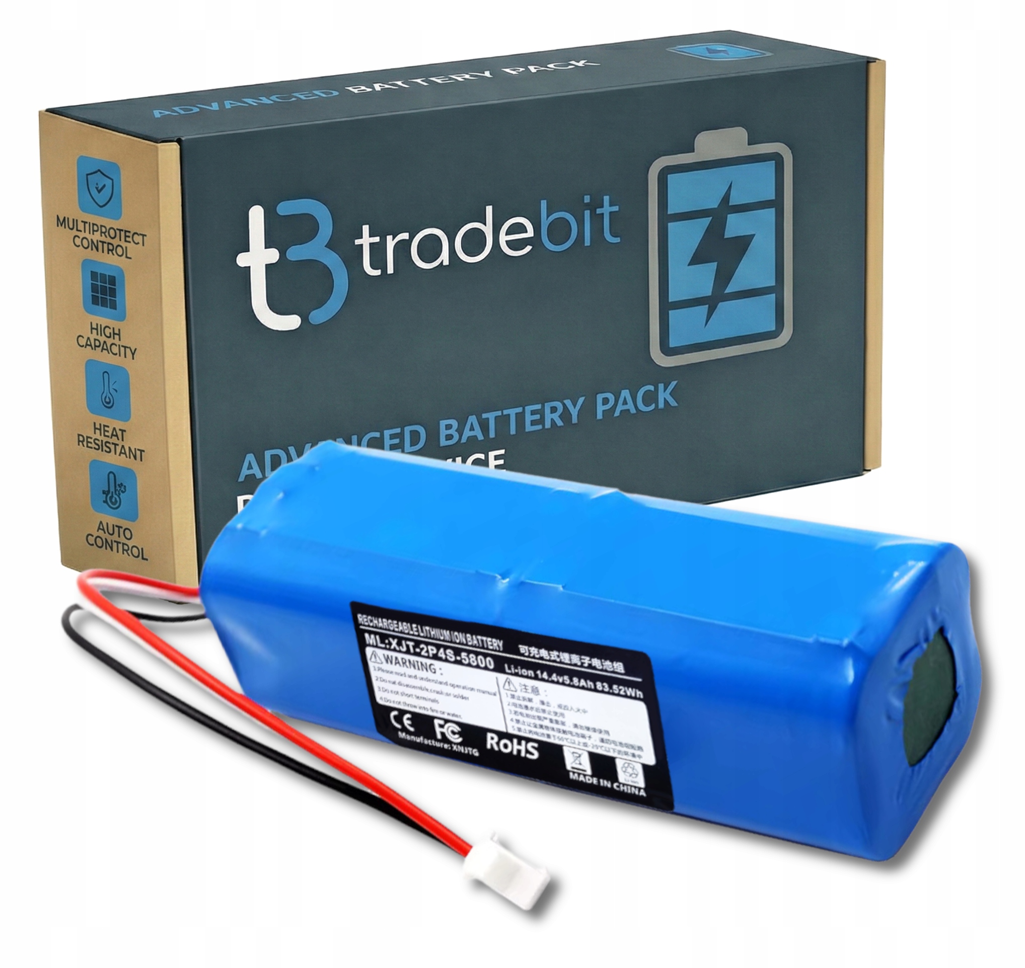 Baterie Akumulátor pro vysavač Proscenic M7 Pro/M8 Pro 14.4 V 5800 mAh