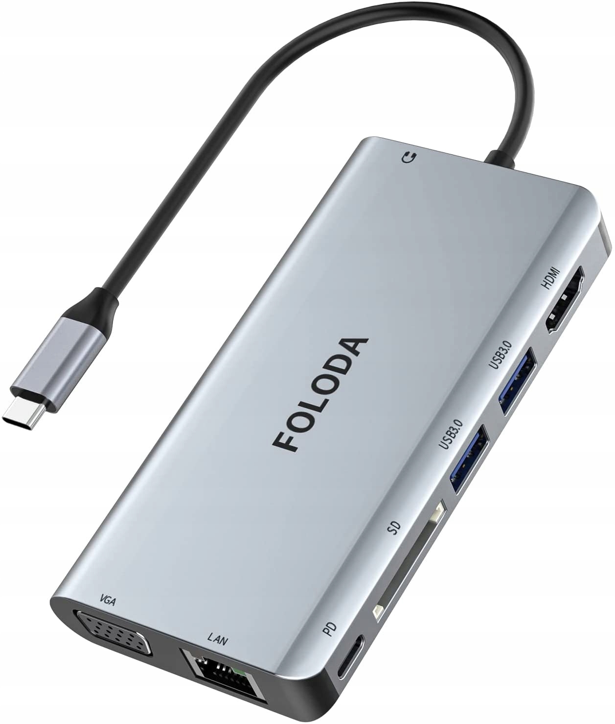 

Adapter Hub 8W1 Usb-c 3.0 Hdmi 4K RJ45 Pd Mac