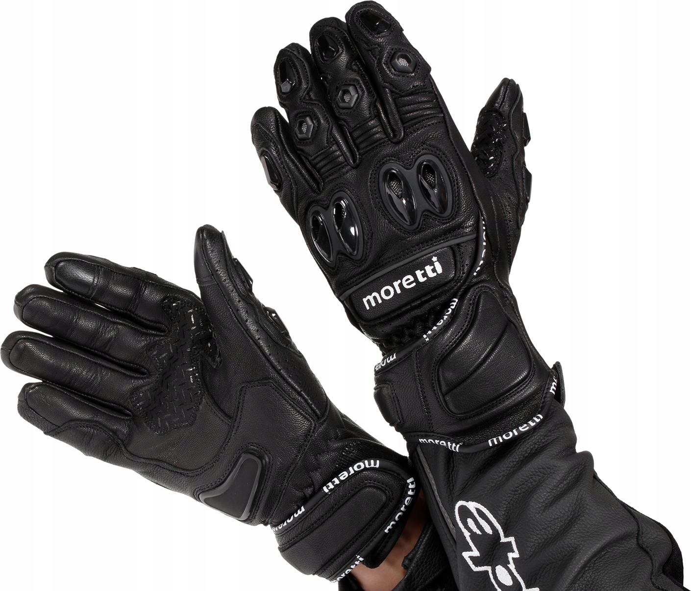 

Rękawice Motocyklowe Moretti Warrior Dł Skóra M