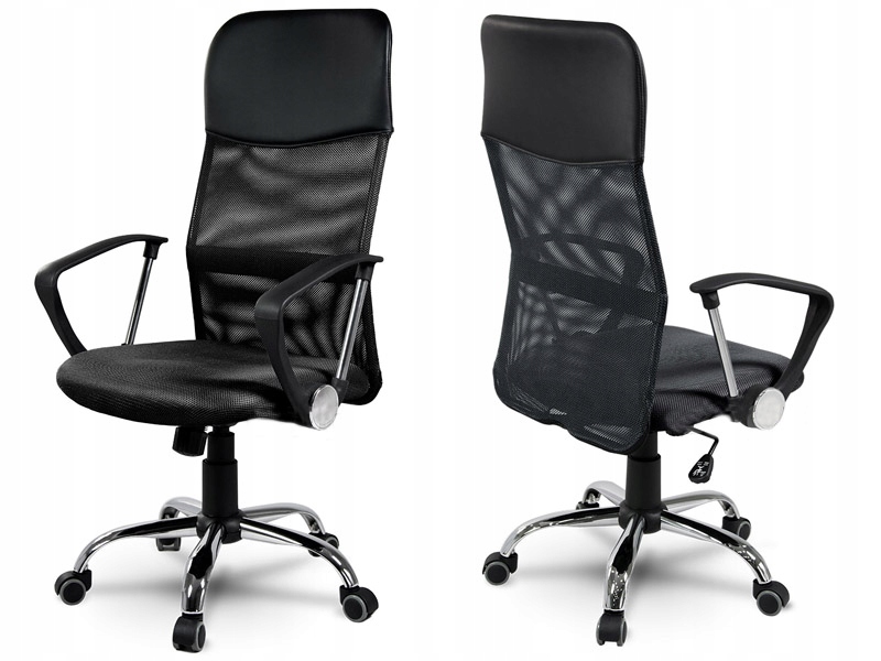 Fotel Saturn Tilt Biurowy Obrotowy Krzesło Biurowe Mikrosiatka Mesh 150KG