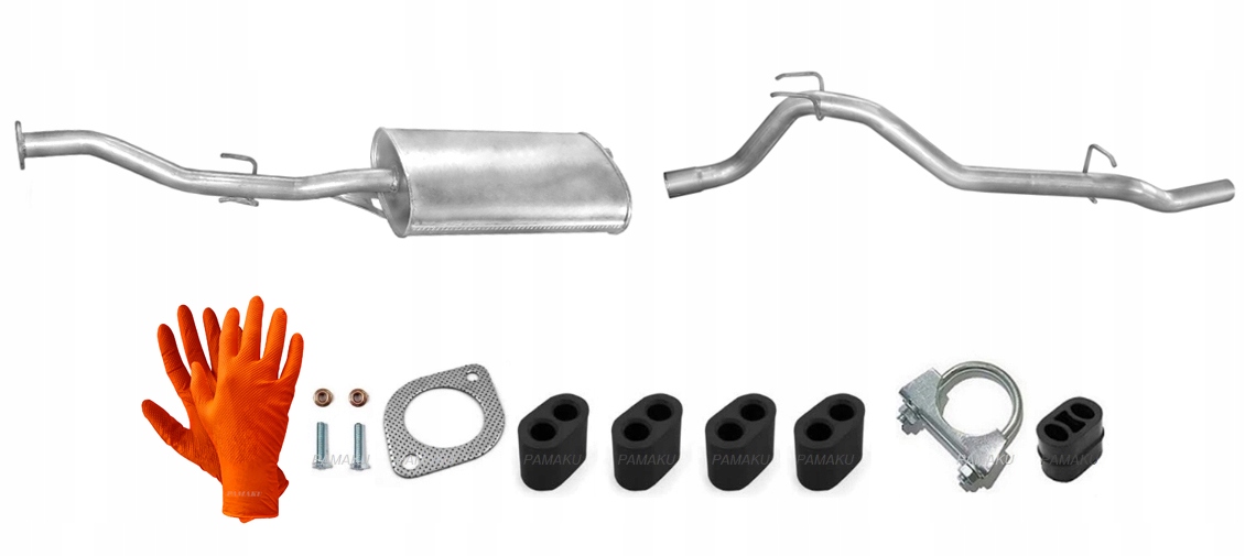 Opel Frontera A 2.4i 4x4 Lwb 2760 mm 4D 92 kW (1992-1995) Tlumič Trubka