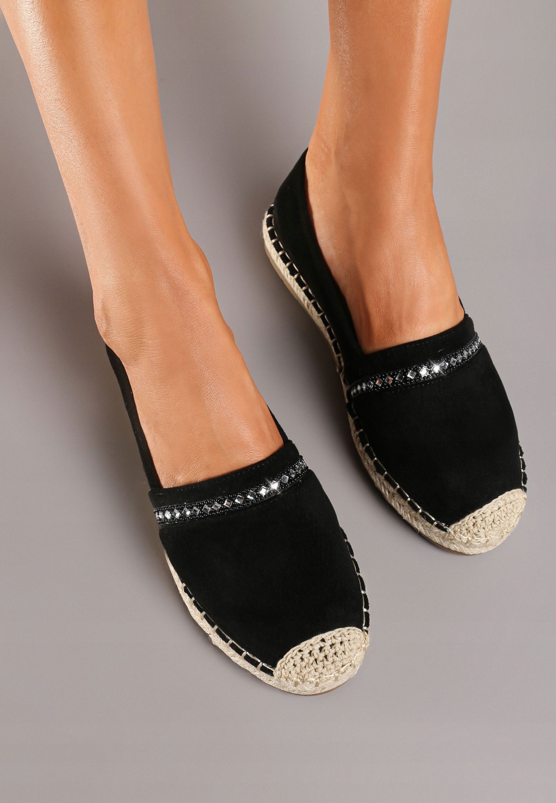 Renee Czarne Espadryle damskie 37 Ekozamsz Rozmiar 37