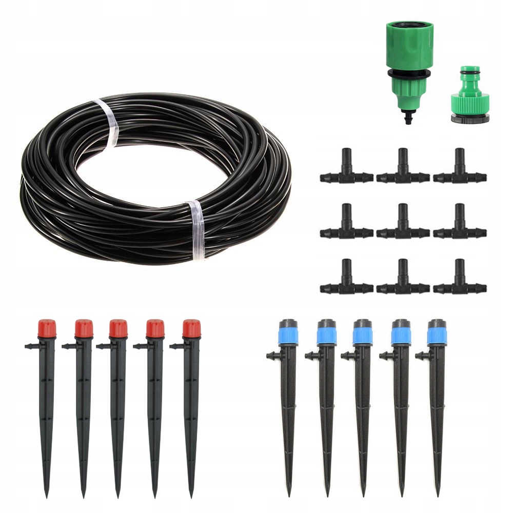 ZESTAW DO NAWADNIANIA IRYGACJI ROŚLIN OGRODU 10 M