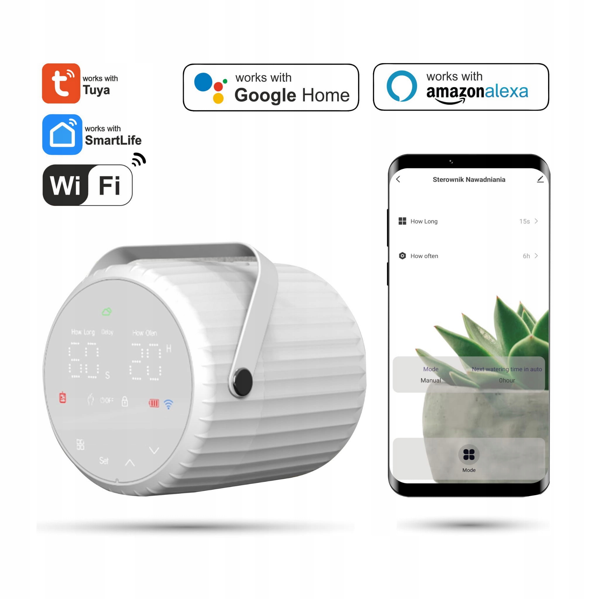 Regulátor zavlažovania balkónových izbových rastlín Wifi Tuya sada