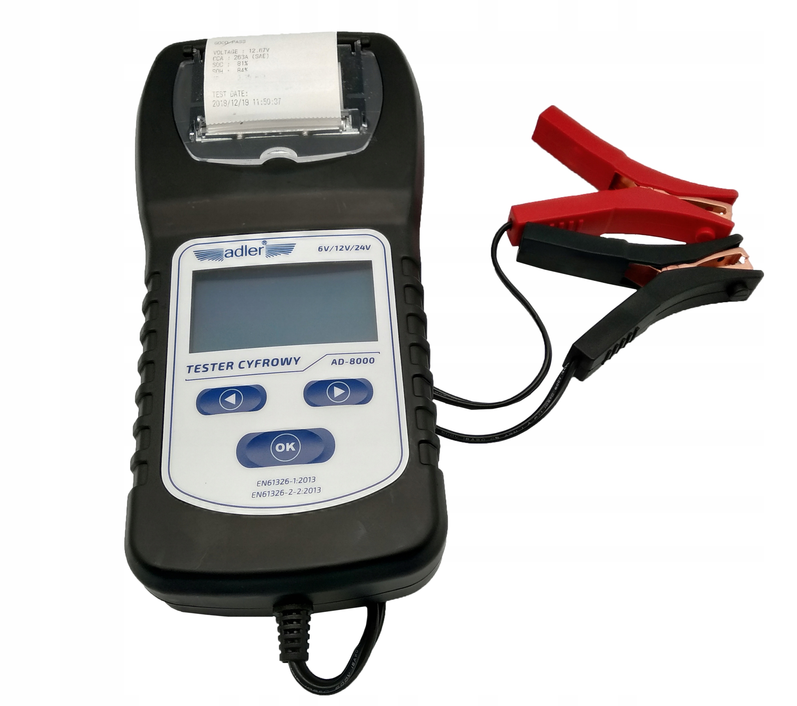Digitálny tester s tlačiarňou AD-8000