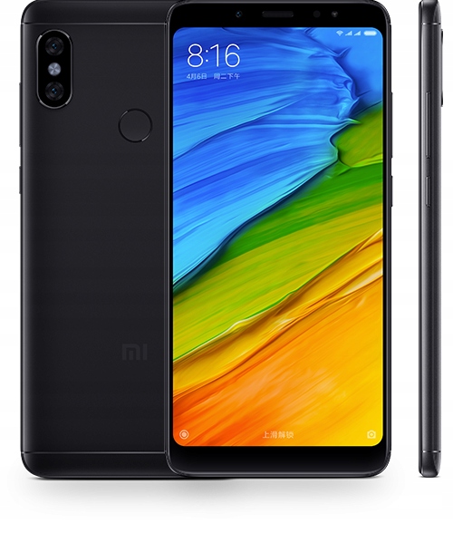 

Smartfon Xiaomi Redmi Note 5 czarny 4+64 Gb