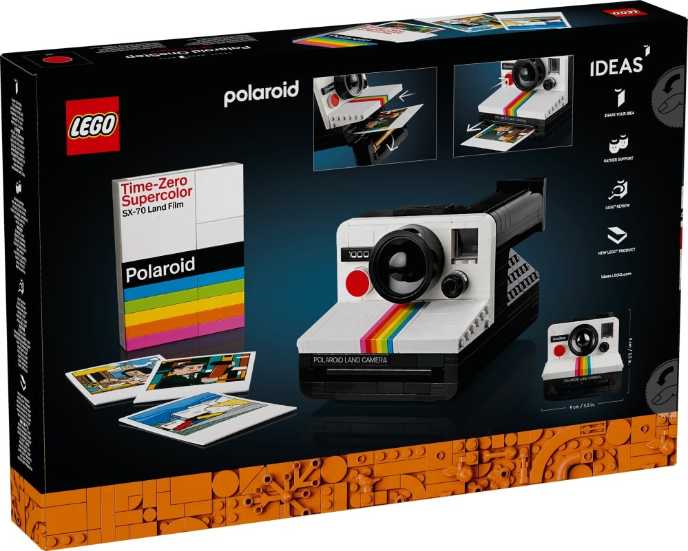 LEGO IDEAS 21345 Aparat Polaroid OneStep SX-70 Marka LEGO