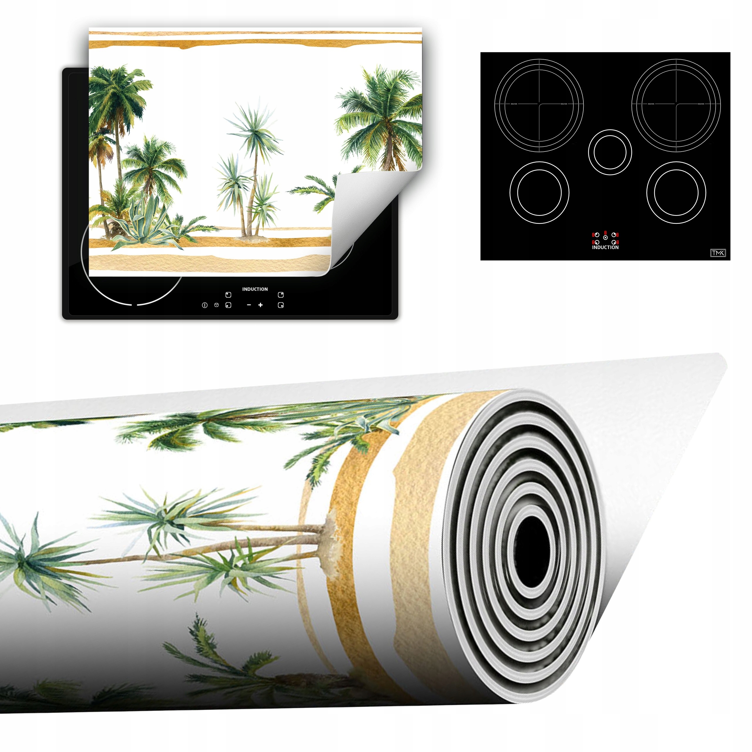 Vinylová Podložka Do Kuchyně Více Místa 70x52 palmy