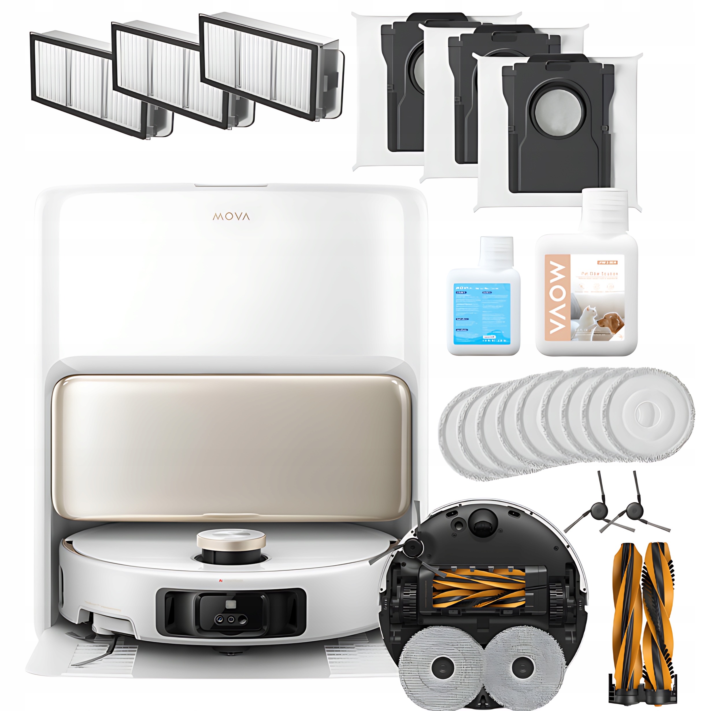 Automatyczny Inteligentny Robot Sprzątający Mova V50 Ultra Complete Wh