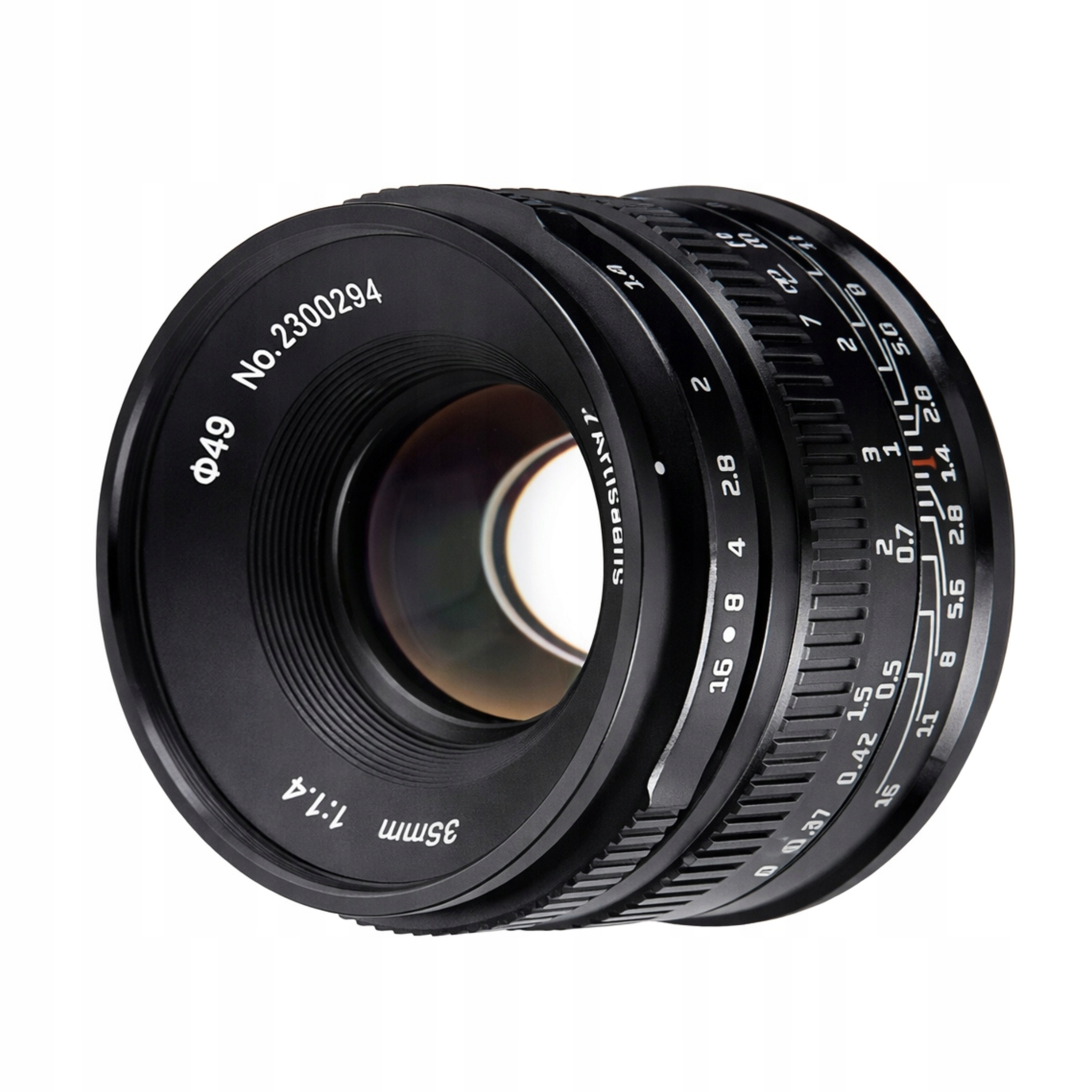 35mm objektiv F1.4 Aps-c Manuální 7Artisans Portrét 49 mm