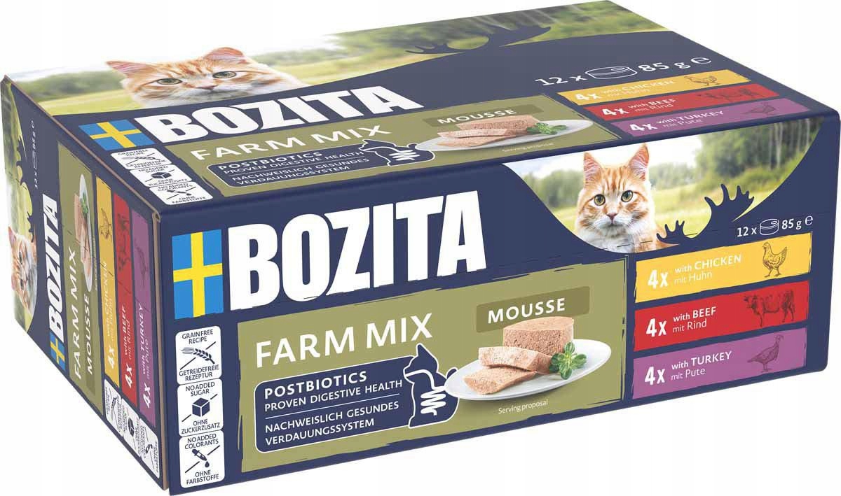 Bozita Pěna Smíšená Farmářská 12X 85G