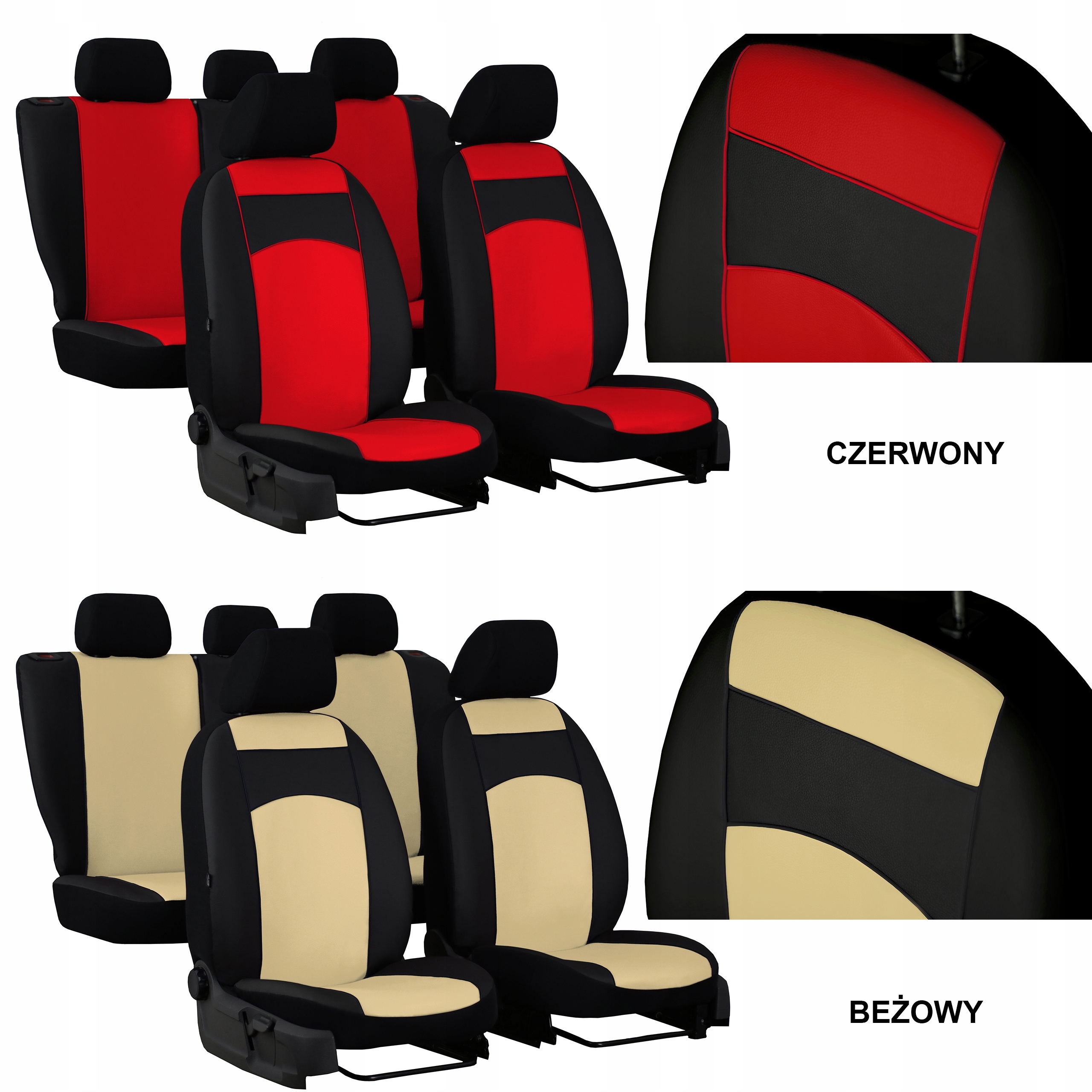 SKÓRZANE POKROWCE MIAROWE DO KIA PICANTO 1 Producent Pok-ter