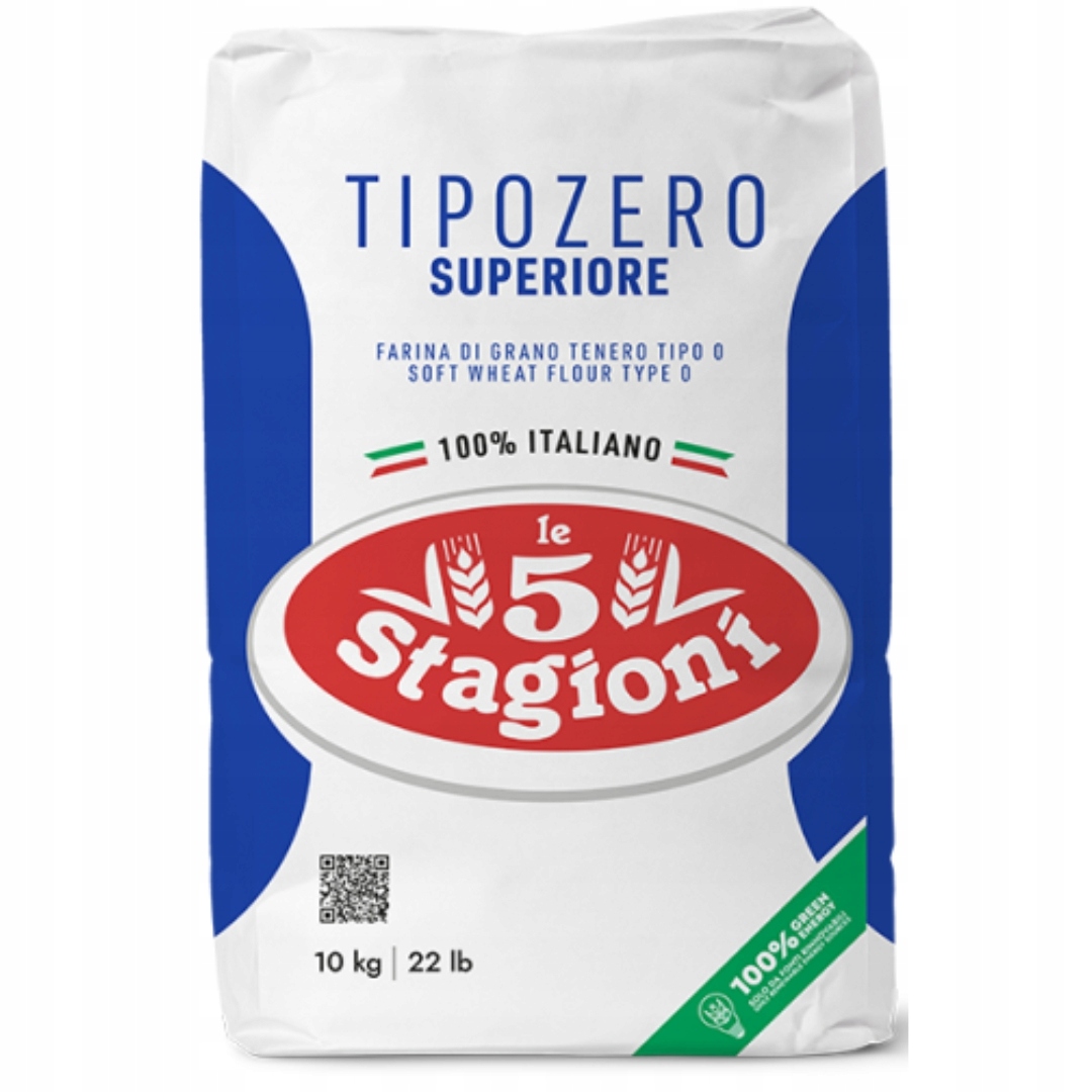 Mouka Tipozero Superiore 10 kg 5 Stagioni kvalita 00 pizza chléb čistý