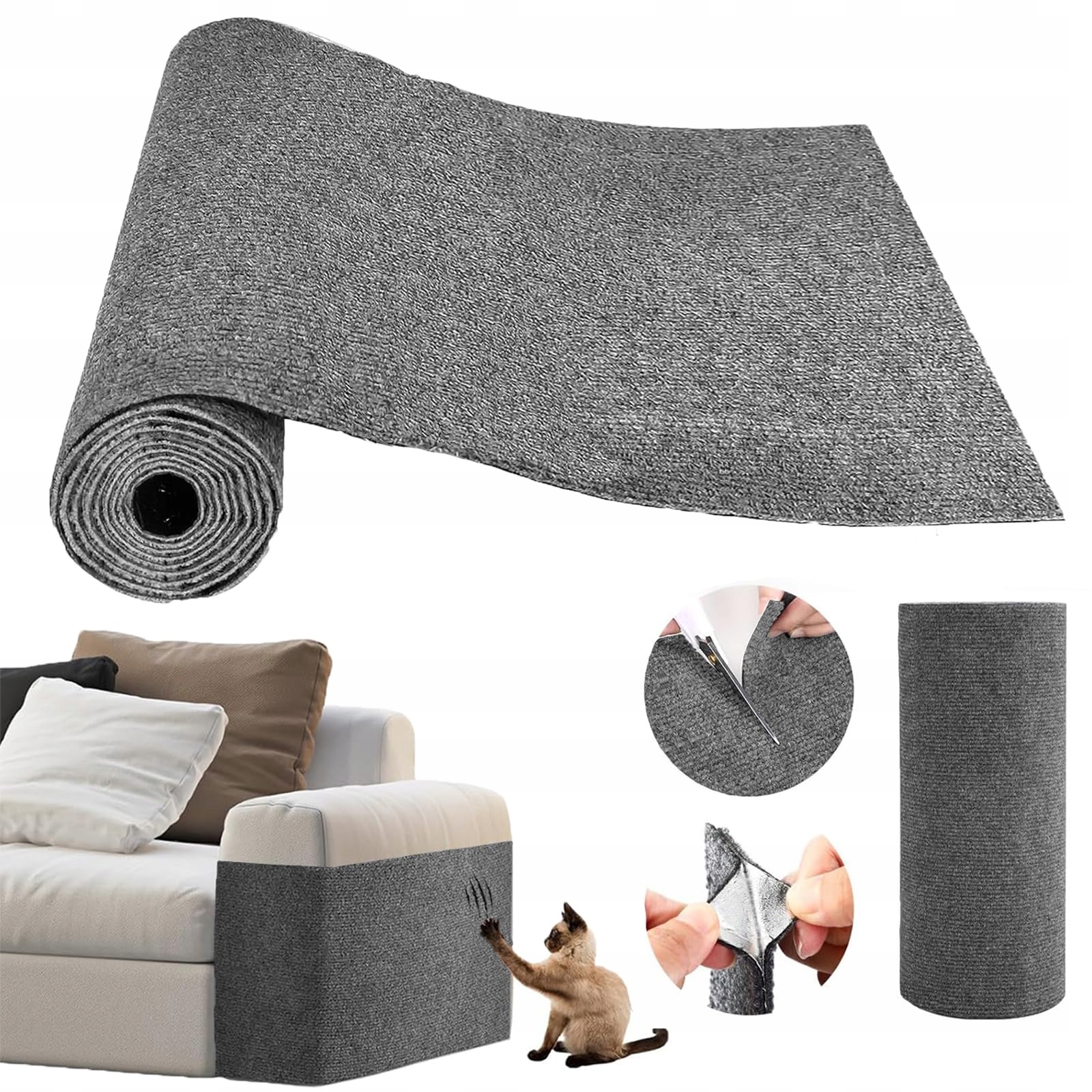 Levně Samolepicí Škrabadlo Škrabací Podložka Pro Kočky Ochrana Nábytku 100X40