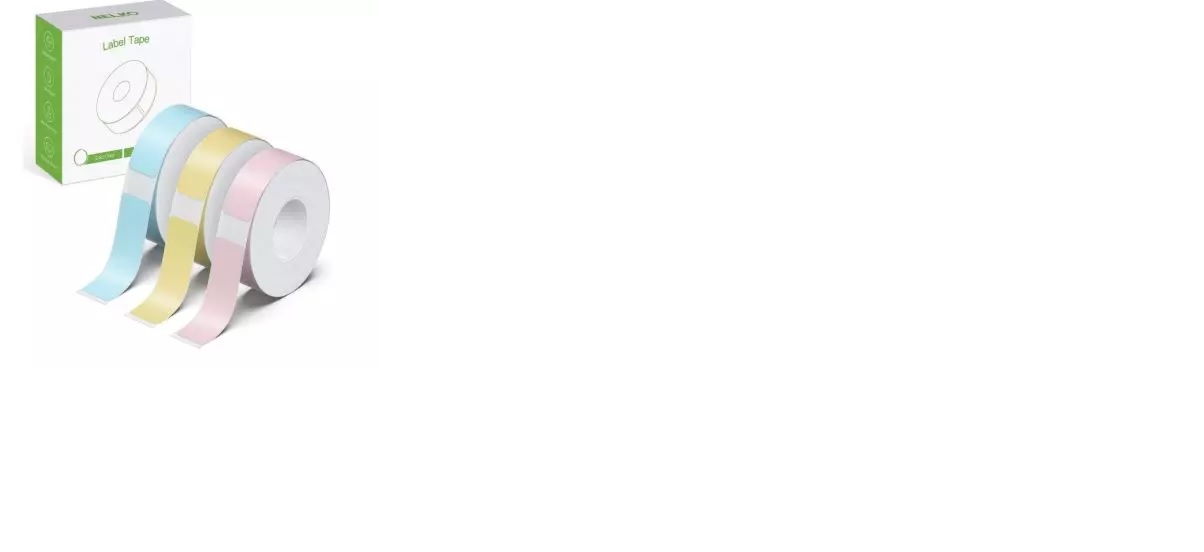 Peach PE101 šítky, 15x40mm, 3x180ks, termální syntetický papír, modrá, žl