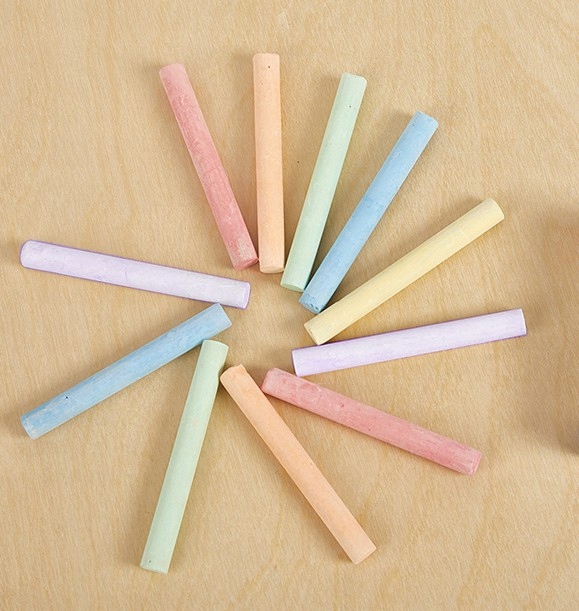 V3 OKRĄGŁA KOLOROWA KREDA SZKOLNA DO TABLIC 12szt. Płeć chłopcy dziewczynki