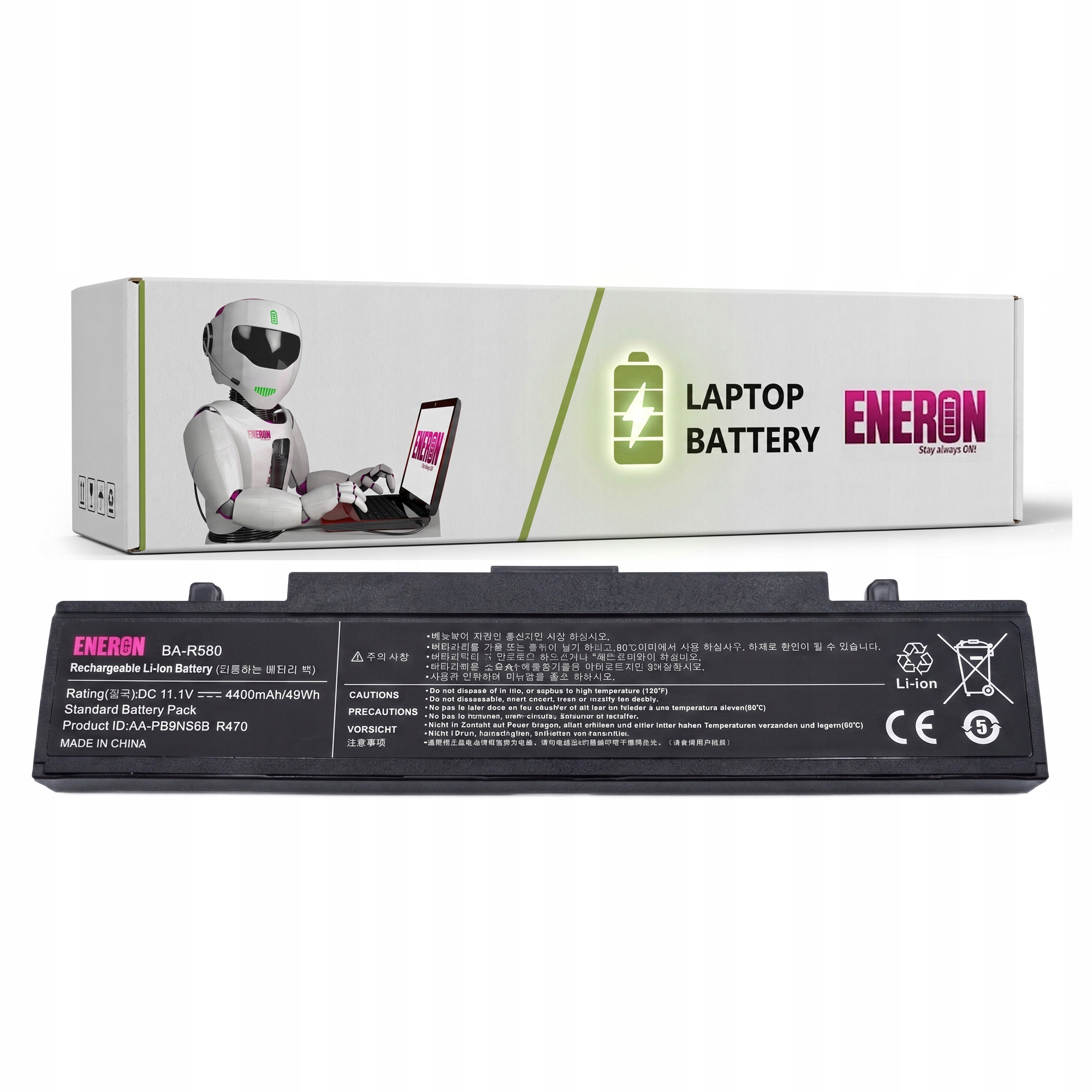 Bateria AA-PB9NC6B AA-PB9NS6B do Samsung R530 R540 R580 R780 RV511 R519