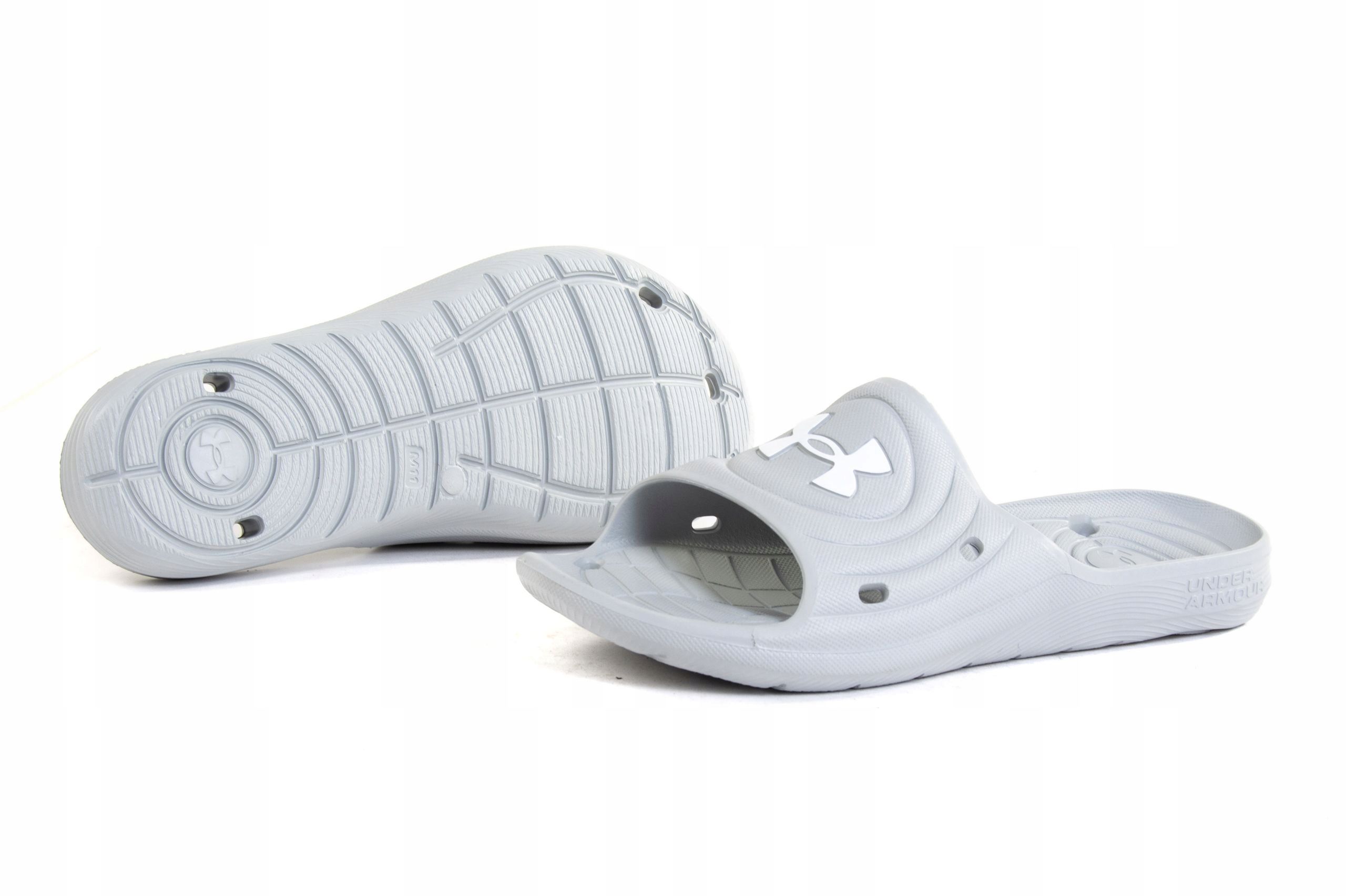 

Klapki Under Armour Locker IV 3023758-100 Szare