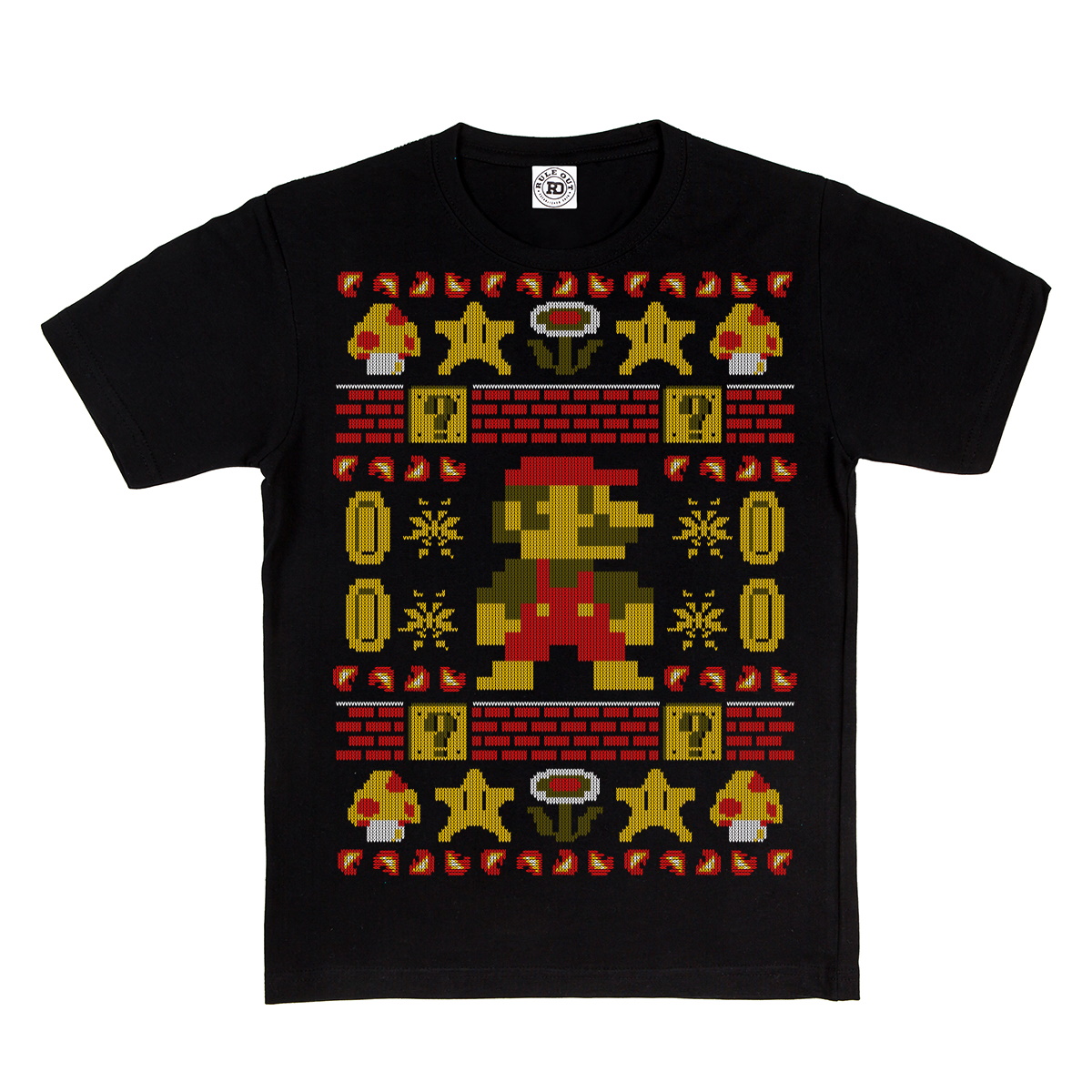 

Dziecięca Koszulka Świąteczna Mario Bross