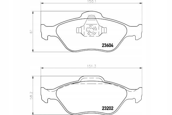 Textar Kostky Ham. Ford Přední Fusion 02- Asistent řidiče #28