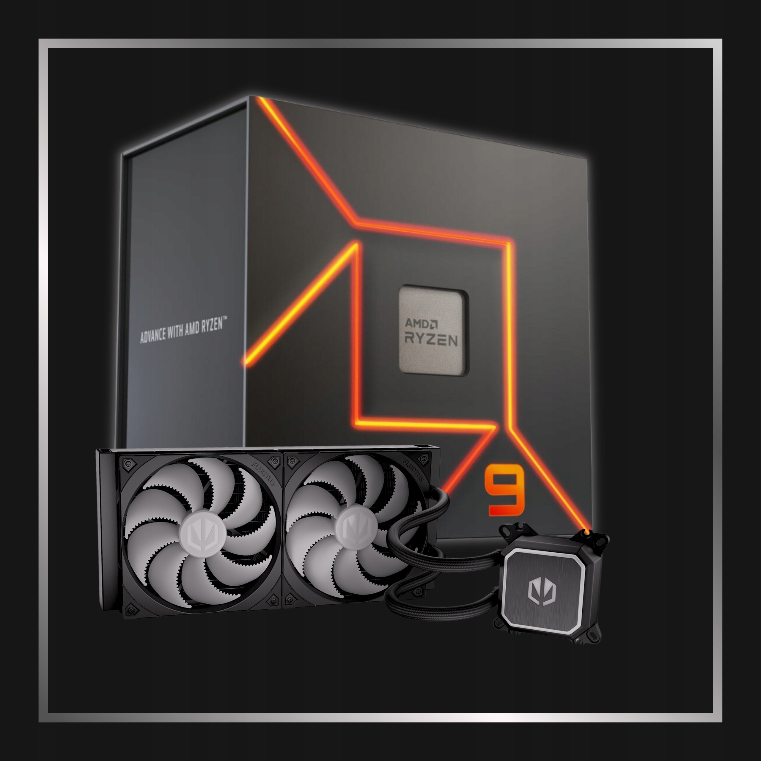 KOMPUTER GAMINGOWY RYZEN 9 7950X3D RX 7900 XTX 32GB DDR5 2TB M2 Model procesora Ryzen 9 7950X3D