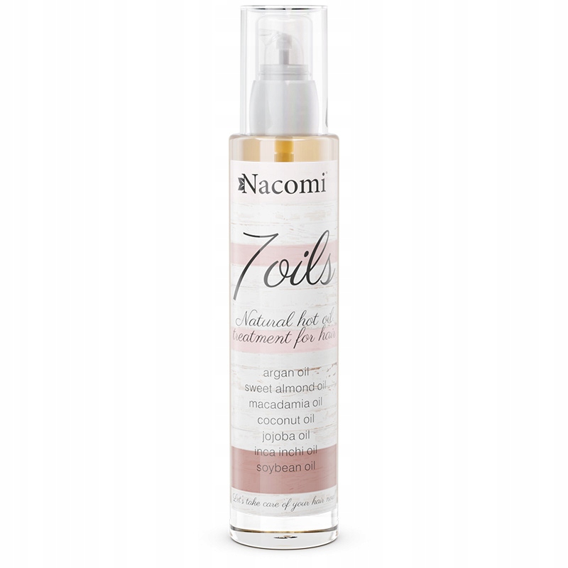 Přírodní maska na olejování vlasů 7Oils Nacomi 100 ml se sedmi oleji