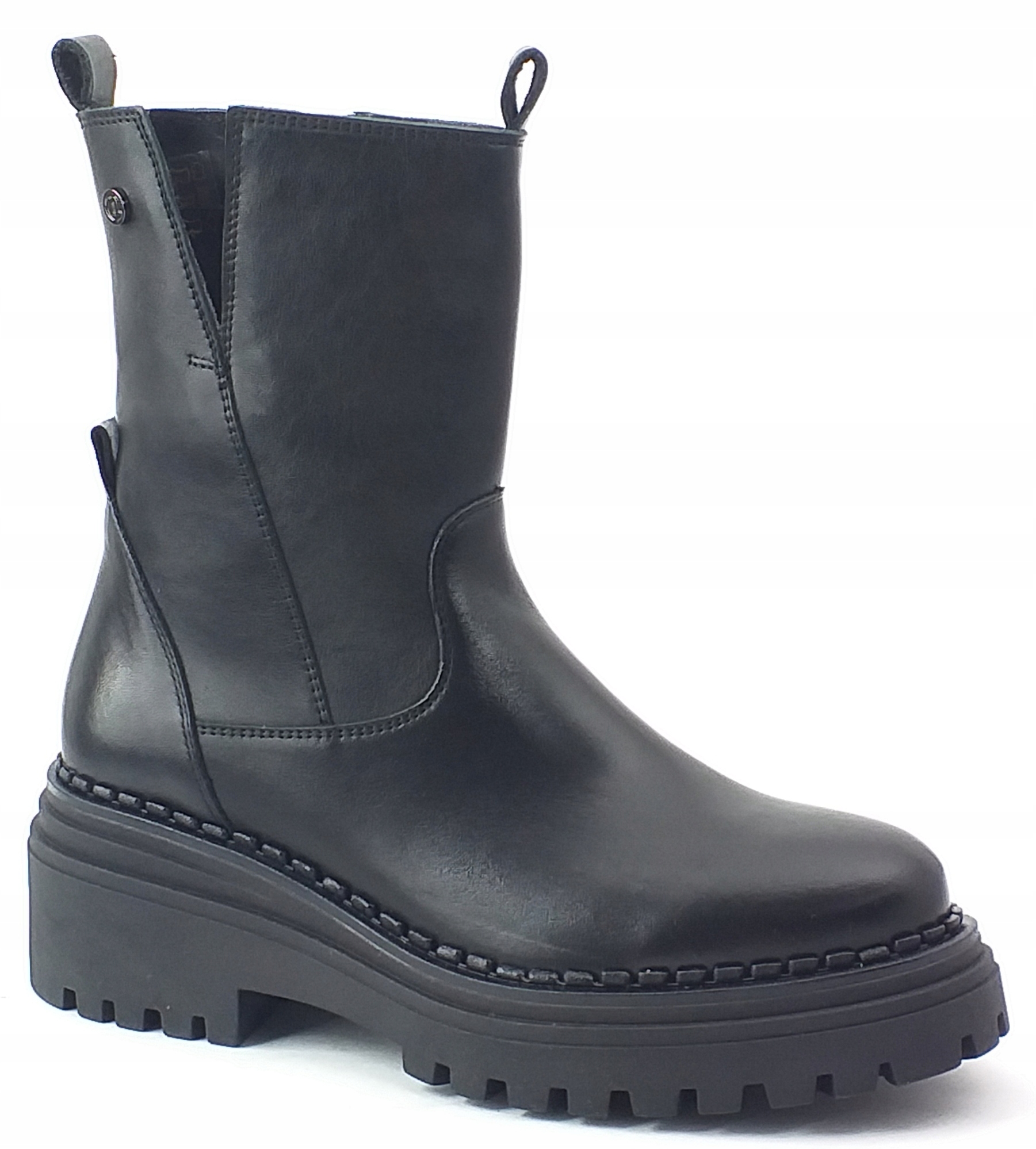 Nessi 22372 Botki Damskie Trapery Buty Czarne 37