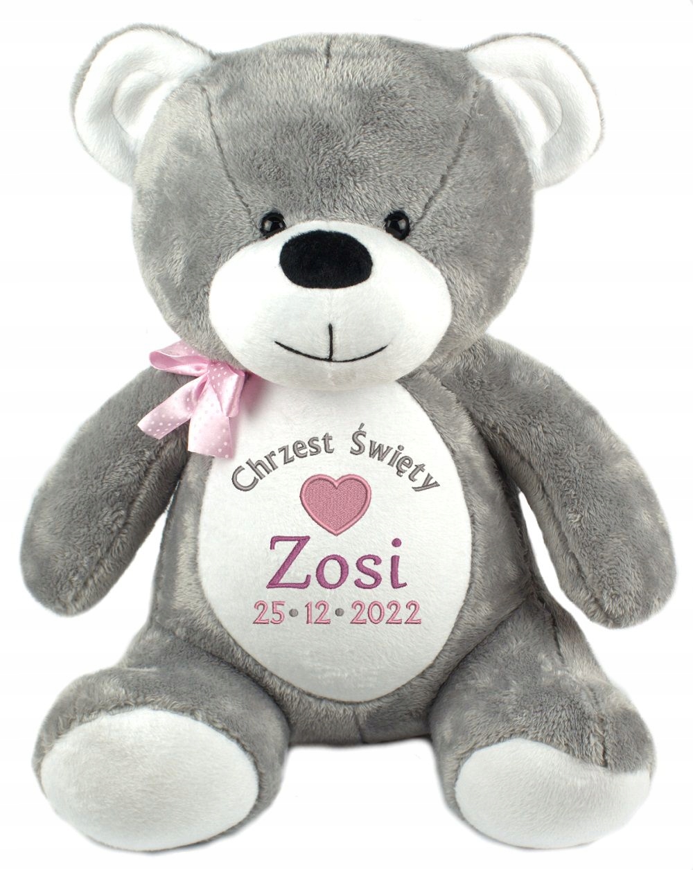 

Miś z Imieniem Dziecka Chrzest Haft