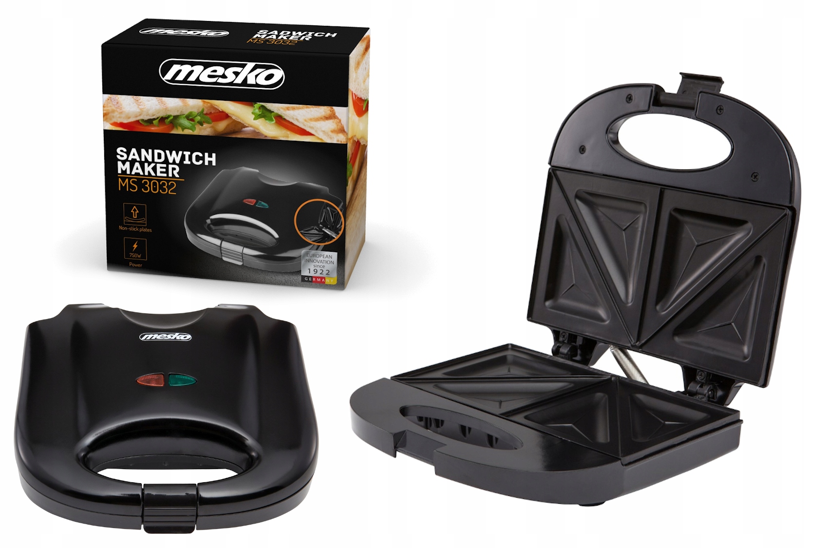 

Mesko Opiekacz Do Kanapek Sandwich 750W MS3032