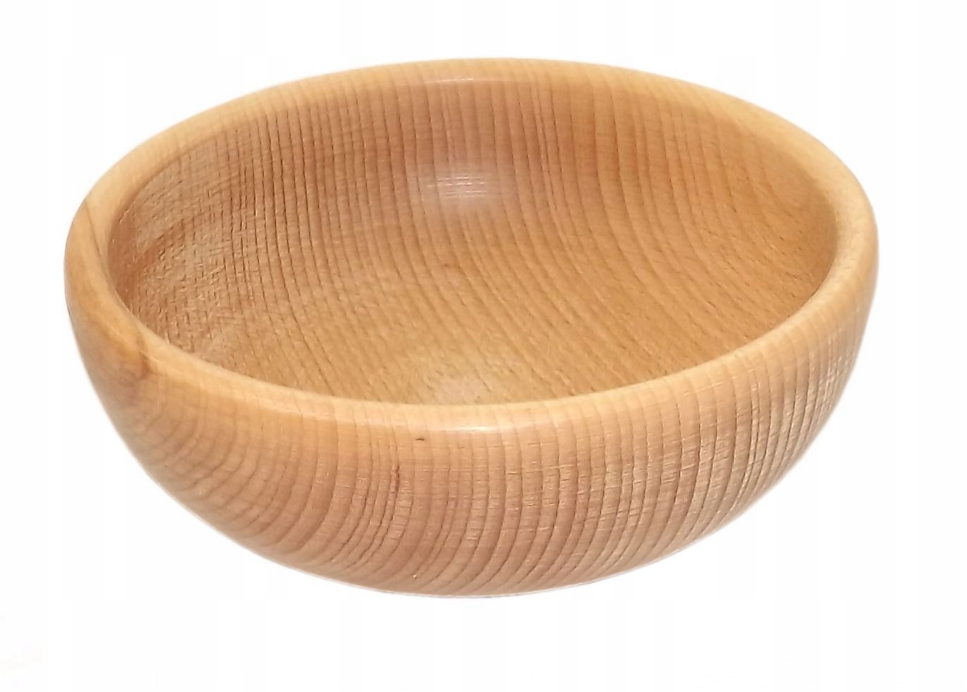 

Miska okrągła drewnina bukowa pojemnik 16 cm