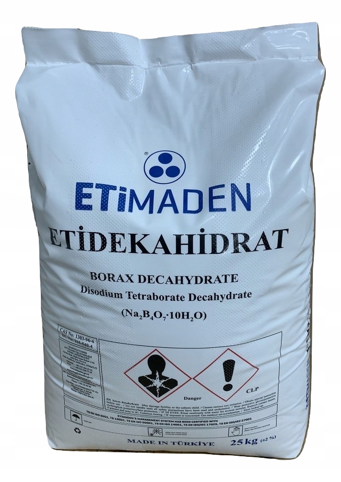 

Borax 10H2O Boraks worek 25kg 99,9% Fv 23