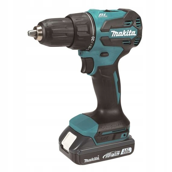 Makita DHP490WVE wiertarka udarowa 18V/2*2Ah Lxt, 65Nm, 500-1900 obr./m