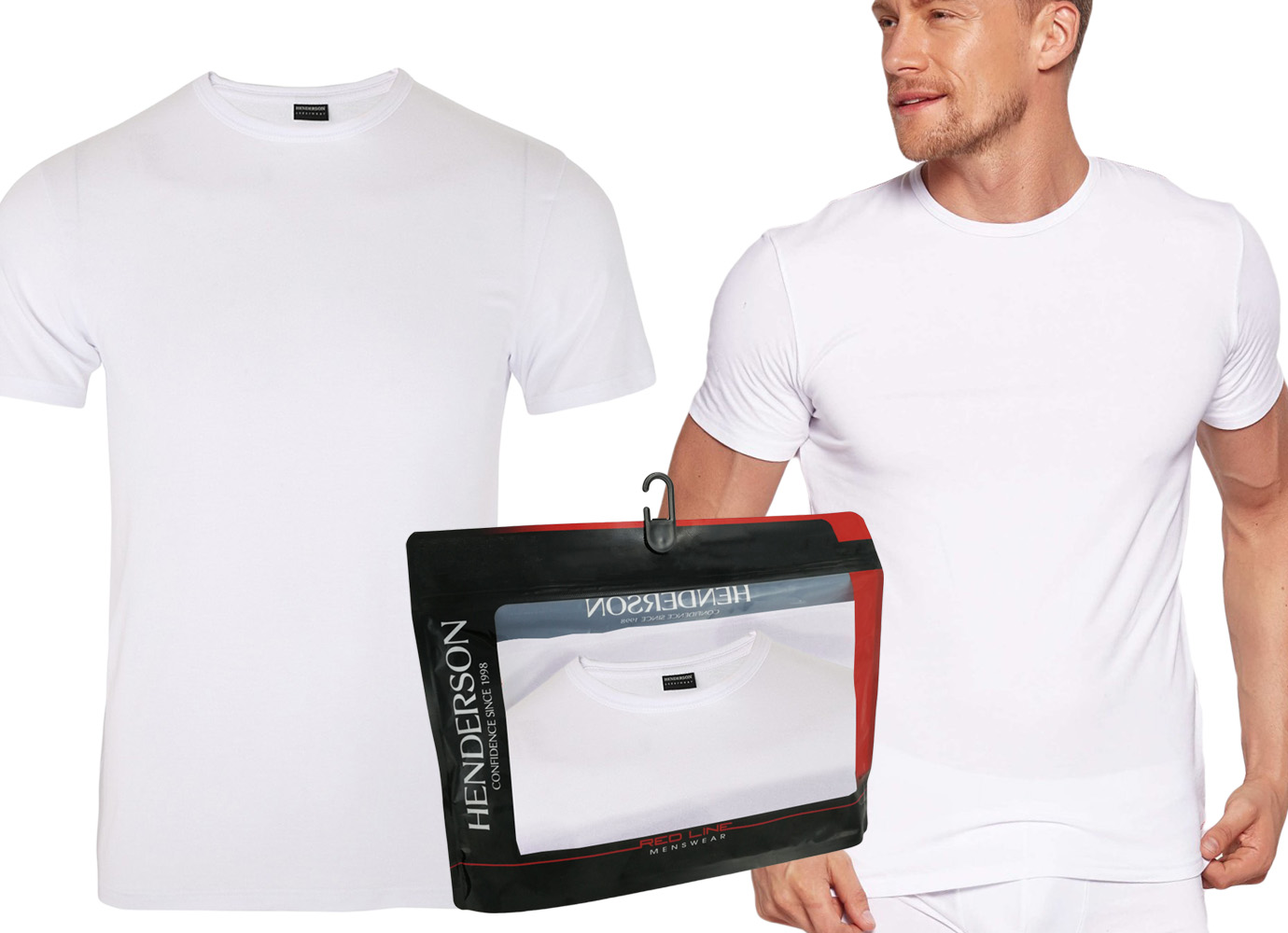 

Koszulka T-Shirt K3 Henderson Red Line biały XXL